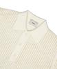 Digeule Rope Short Sleeve Cotton Knit Oatmeal