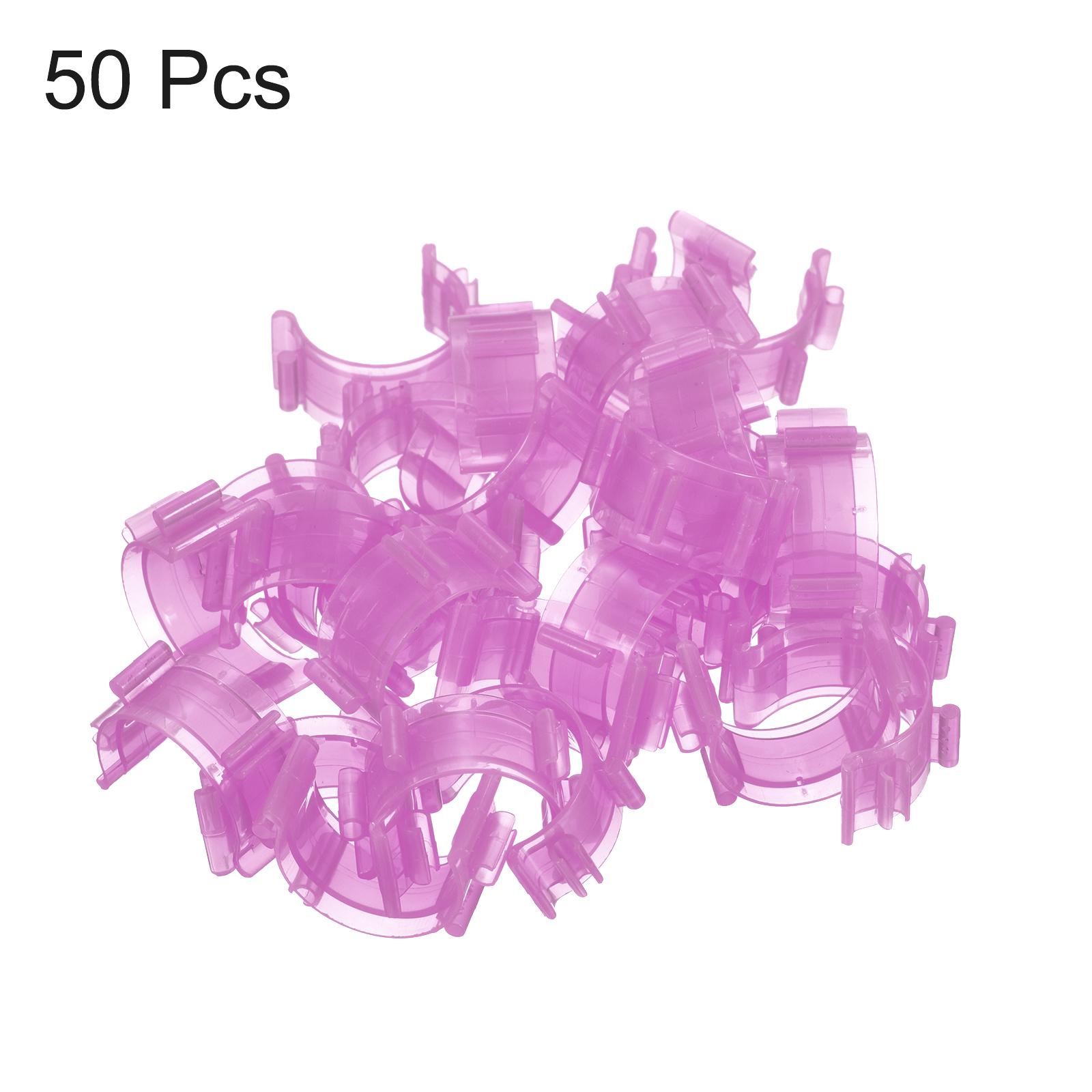 

50/80pcs Sewing Bobbin Small Clips Plastic Thread Clamps Spools Organizers for Prevent Thread Tails from Unwinding Spool Savers