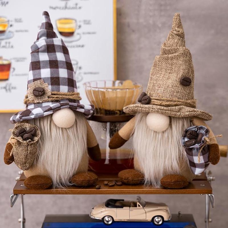 2PCS Gnomes Plush Gnomes Plush Doll Christmas Decorations Home Decorations Housewarming Gift Home Office Farmhouse