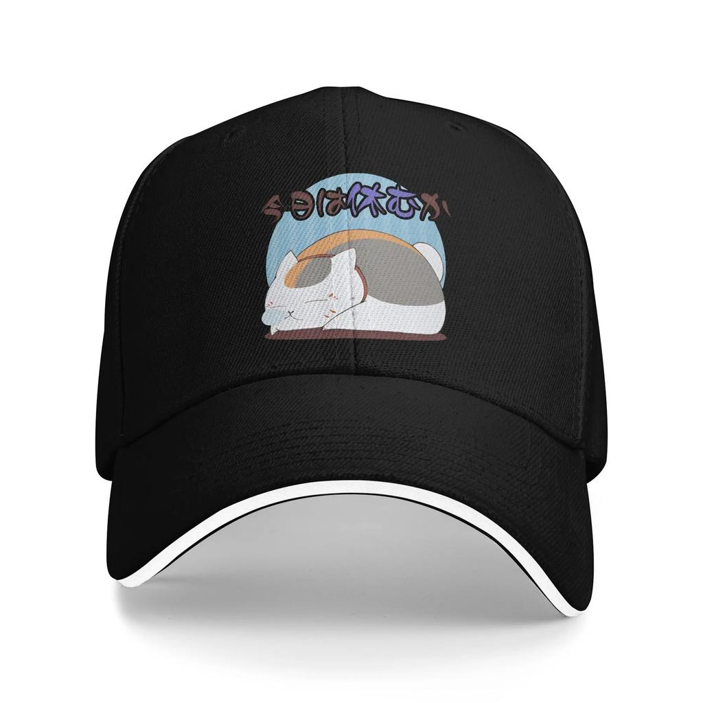 Natsume's Book of Friends Madara Sandwich Baseball Caps Casual Washed Nyanko Sensei Snapback Hat Men Women Gift Adjustable Adult