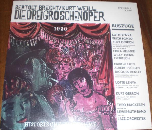 LP Record BERTOLT BRECHT KURT WEILL Die Dreigroschenoper 820440 ETERNA 1977 German Dem Classical Used