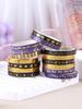 20 Rolls/Box Fine Delicate Bronzing Washi Tape , Masking Tape For Design and Diy, For Precision Work ,Scrapbook Supplies