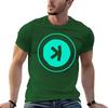 2024 summer t shirt KASPA Coin T-shirt edition korean fashion plain black short sleeves pure cotton tops streetwear