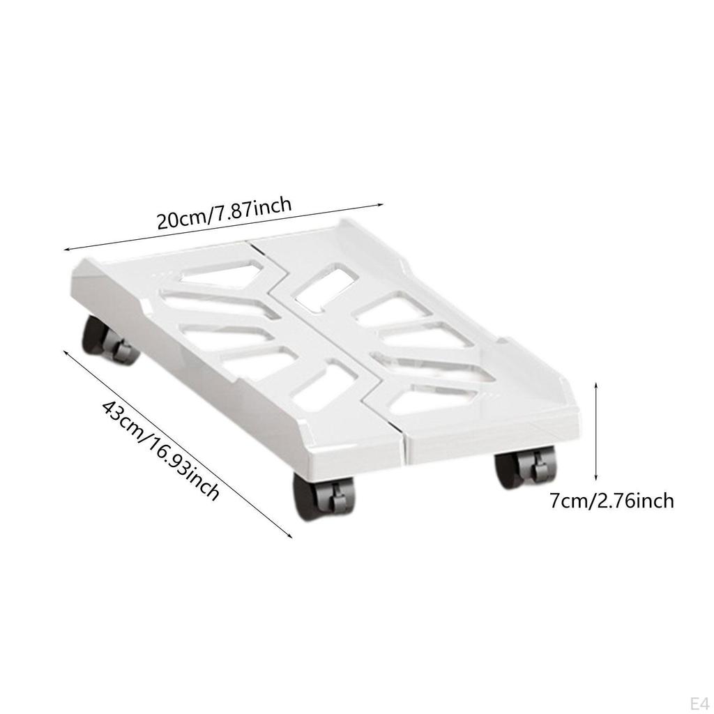 Computer Tower Stand CPU Space Saving Sturdy Heavy Duty Adjustable Width 20cm To 28cm with