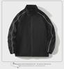 Men's Trendy Waterproof Stand Collar Jacket - Versatile Two-Piece Casual Sports Suit for Spring & Autumn, Teen/Adult, Unisex.