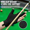 1Pcs High-elasticity Snooker Glove Half-finger Training Glove Billiard Glove  Fitness Accessories