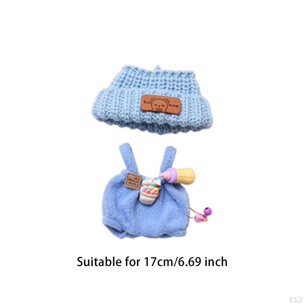 Doll Jumpsuit Clothing for Kids Pendant Outfits Dress Up 6.69inch