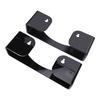 2pcs Hat Wall Racks Space Saving Acrylic Wall Mounted Hat Storage Organizers for Baseball Caps Black