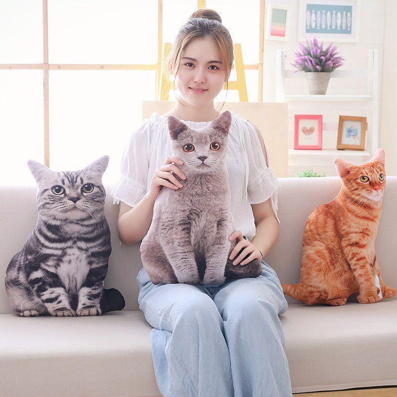 Soft And Cuddly 50cm Cat Pillow Plush Toy Doll Cushion Perfect For Sleep And Play