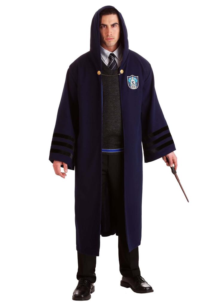 Elope Fantastic The Crimes of Grindelwald Ravenclaw Adult Vintage Wizard One Size Beasts Robe,