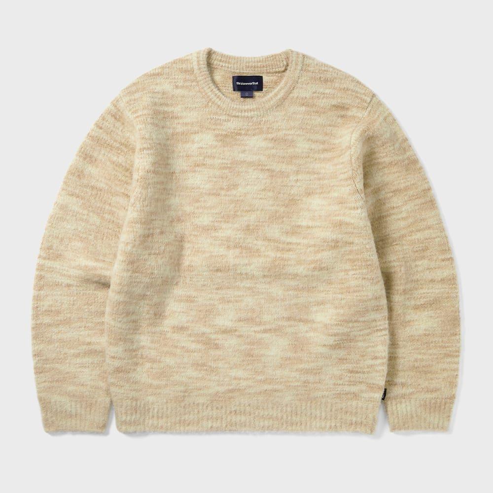 ThIs Is Never That Static Knit Sweater Beige S