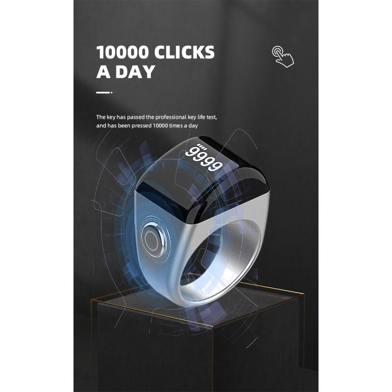 Contor electronic Smart Bluetooth Ring și funcții de afișare a timpului