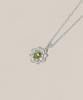 47Bag 925 Silver Natural Peridot Green Gemstone Necklace Paquita