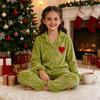 Christmas Parent-Child Matching Pajamas Mother and Son Loungewear Long Sleeve One-Piece Sleepwear