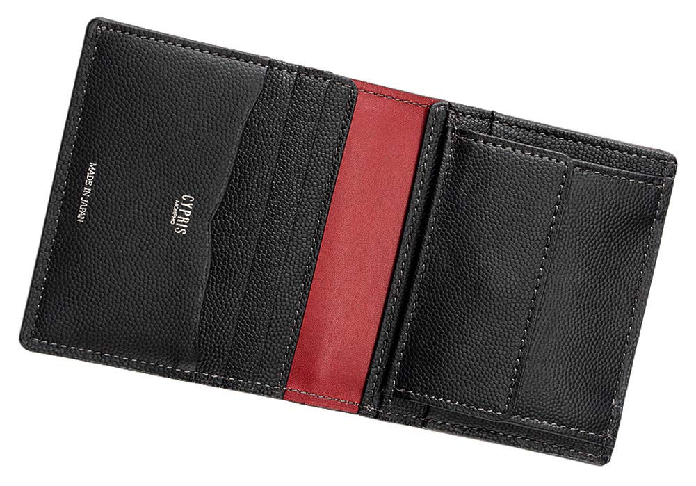 Compact Billfold Perla Nera 8421 [CYPRIS] (Black)