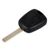 2 Buttons Uncut Blank Blade Remote Car Key Fob Shell Case For Peugeot 107 207 307 407
