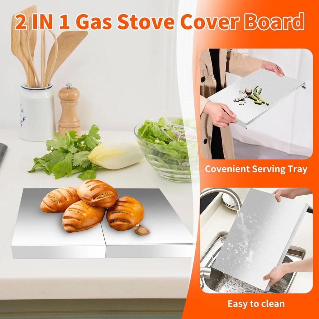Board Protection Heavy Duty Easy Clean Resistance to Heat Washable Stainless Steel Kitchen Storage