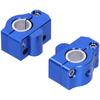 Motorrad Lenkererhöhung Halterung Gewichtsblock Verdickt Universal für 22mm 28mm Variabler Durchmesser