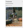 Outdoor Stainless Steel Stove Holder Camping Portable Folding Mini Barbecue Rack Pot Holder Baking Tray Holder