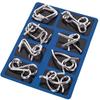 Metal Nine Linked Rings: Eight-Piece Set of Educational Unlocking Toys for Children's Cognitive Development