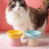 300ml Cat Elevated Bowl Ceramic Pet Feeding Dishes Pottery Bowl Dog Food Water Feeders  Small Dogs