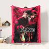 Custom Name Nightmare House Flannel Blanket Throw Blanket Soft Warm Sofa Bed home Decor Unique Gift