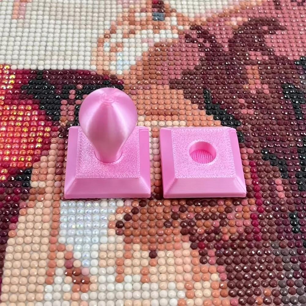 1/5Set Detachable Diamond Painting Seal Press Ergonomic Labor-Saving Diamond Art Press 3D Printing Embossing Stamp Roller