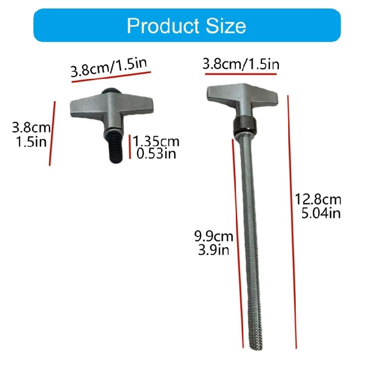 Enhances Grip Drum Stand Top Screw Featuring Precisions Adjustment for Secure Drumming Support