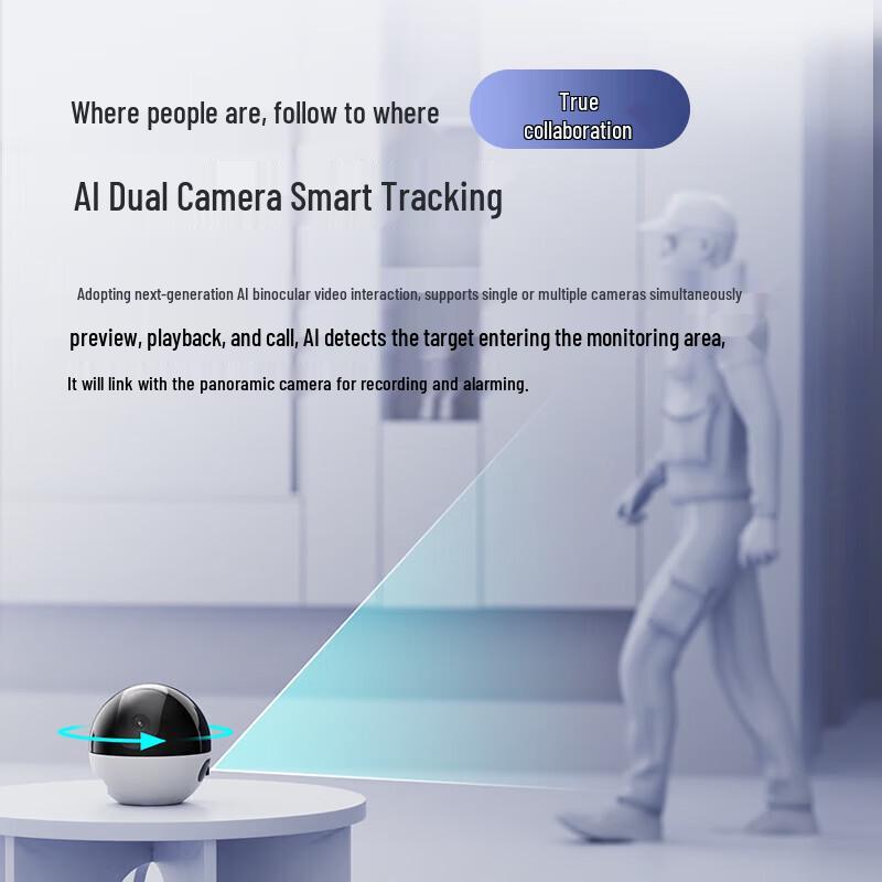 Ezviz C7 Dual-Lens Pan/Tilt Wi-Fi Security Camera (CN version)