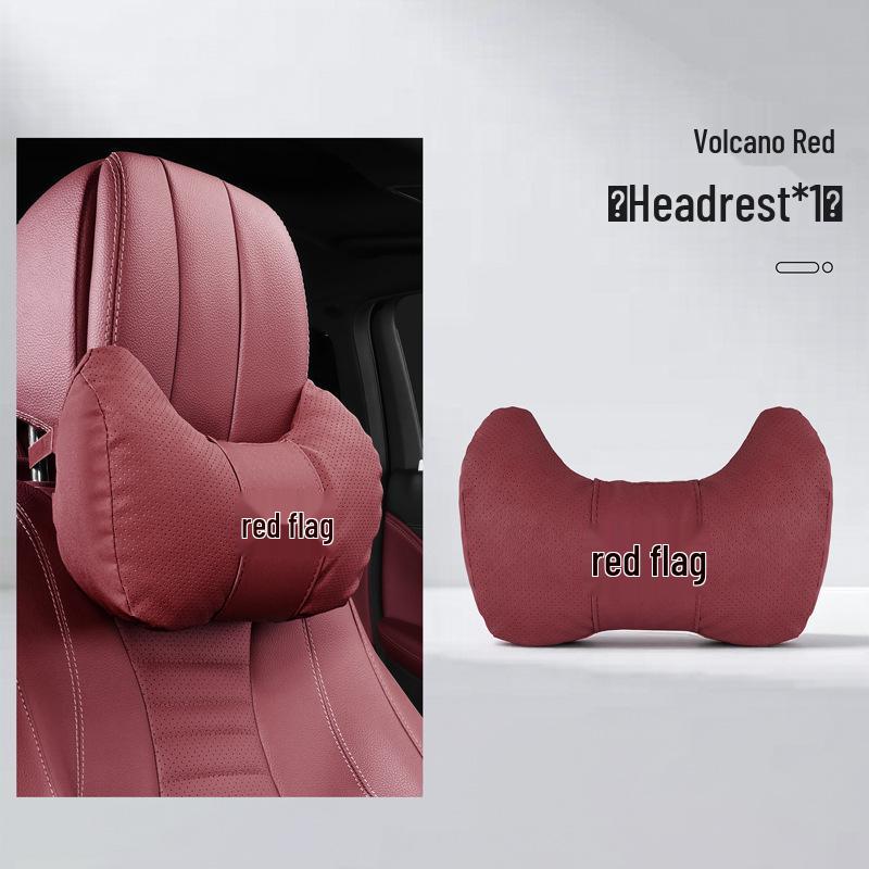 Compatible Headrest Neck & Lumbar Support Cushion for Hongqi HS5/H5/HS7/H7/H9 Vehicles