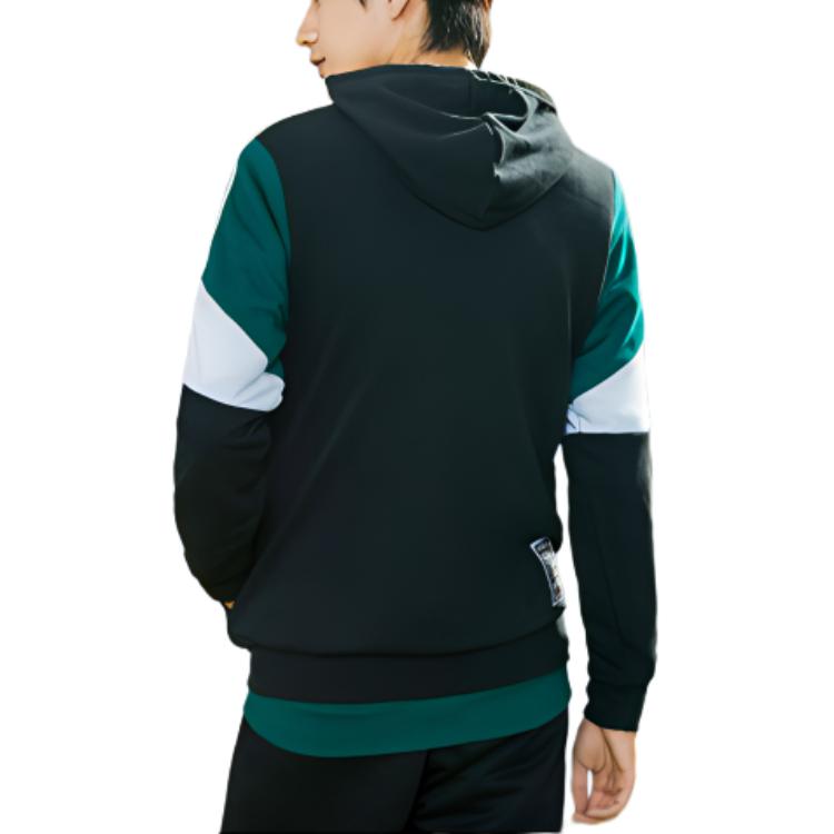 Adidas Neo Brilliant Hoodie 2 With Colorblock Design Men Hoodies Black GU0835
