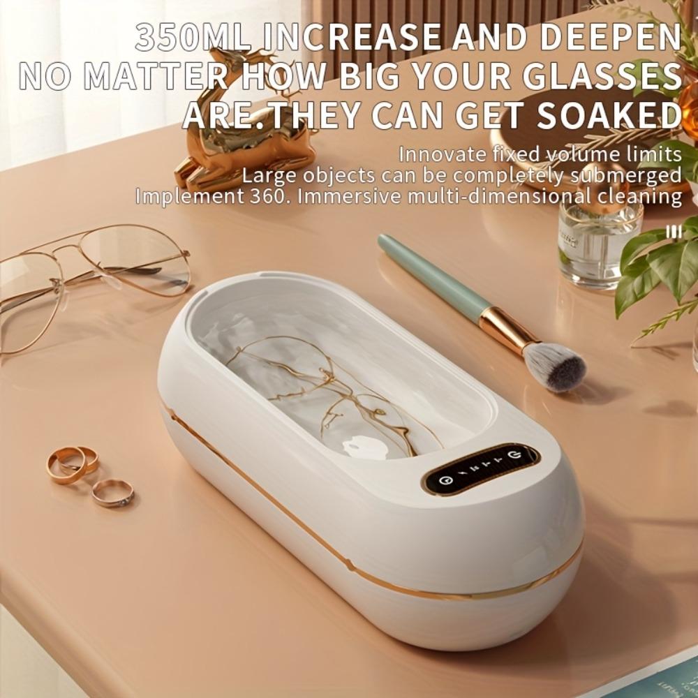 360° Deep Cleaning Versatile Ultrasonic Cleaning Machine for Ring Glasses Makeup Brush