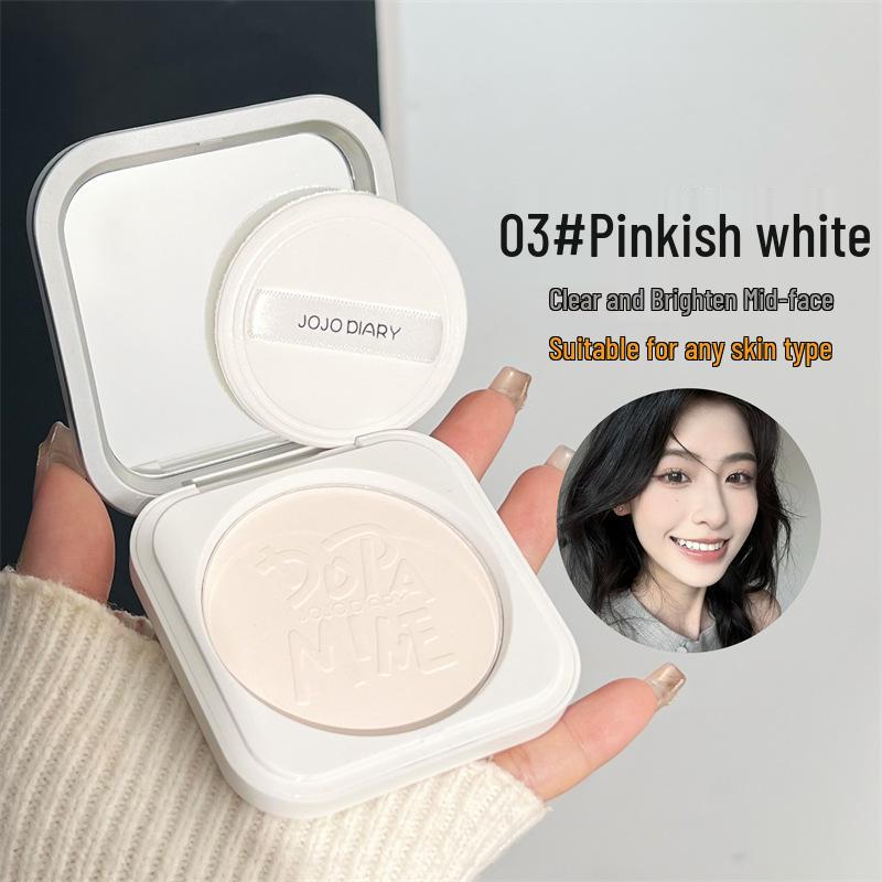 

Yalin Jiujiu Diary Soft Focus Setting Powder: Long-Lasting, Brightening, Concealing, Oil Control, Waterproof. 7.5g