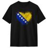 Men's Bosnia Herzegovina Folk Dancer Vintage Stamp T Shirts Cotton Clothing Hipster Short Sleeve Round Collar Tees Summer