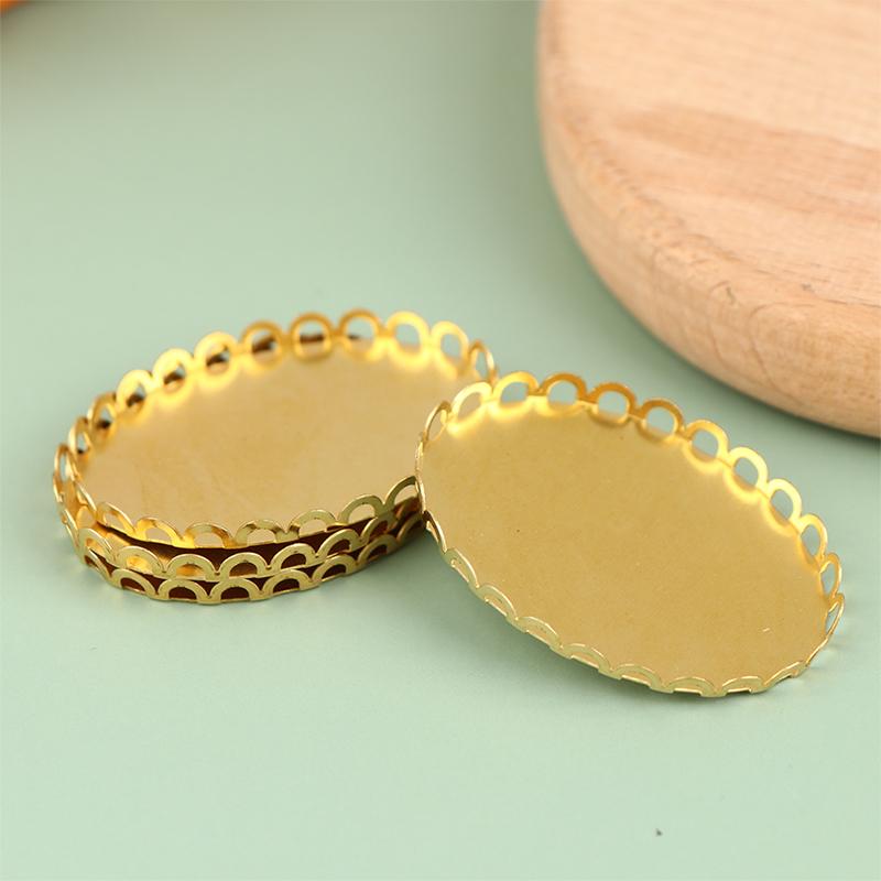 2Pcs Miniature Metal Tray Dollhouse Kitchen Furniture Decoration Accessories