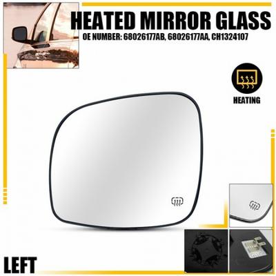 For TOWN 2008-16 COUNTRY 2008-20 & GRAND CARAVAN Mirror Glass Heated Driver Side