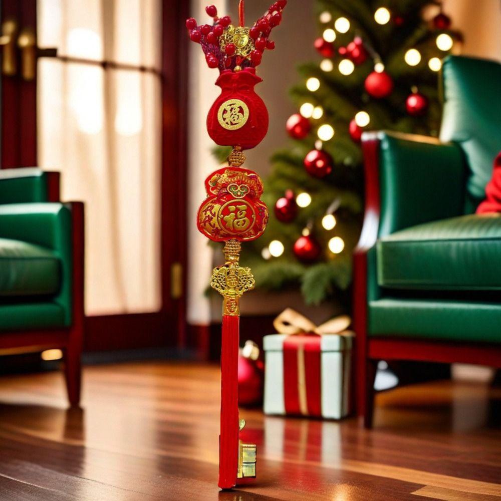 Reusable New Year Ornaments Traditional Spring Festival Pendant Hanging Decoration  Birthday