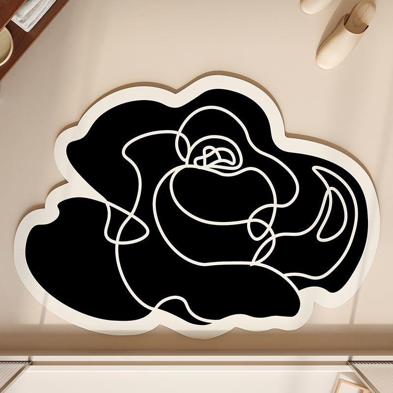 Bathroom fragrant floor mat French absorbent bathroom diatomaceous mud mat foot pad washbasin bathtub anti slip mat
