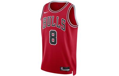 Nike Chicago Bulls Basketballtrikot Herren Rot DN2000-657