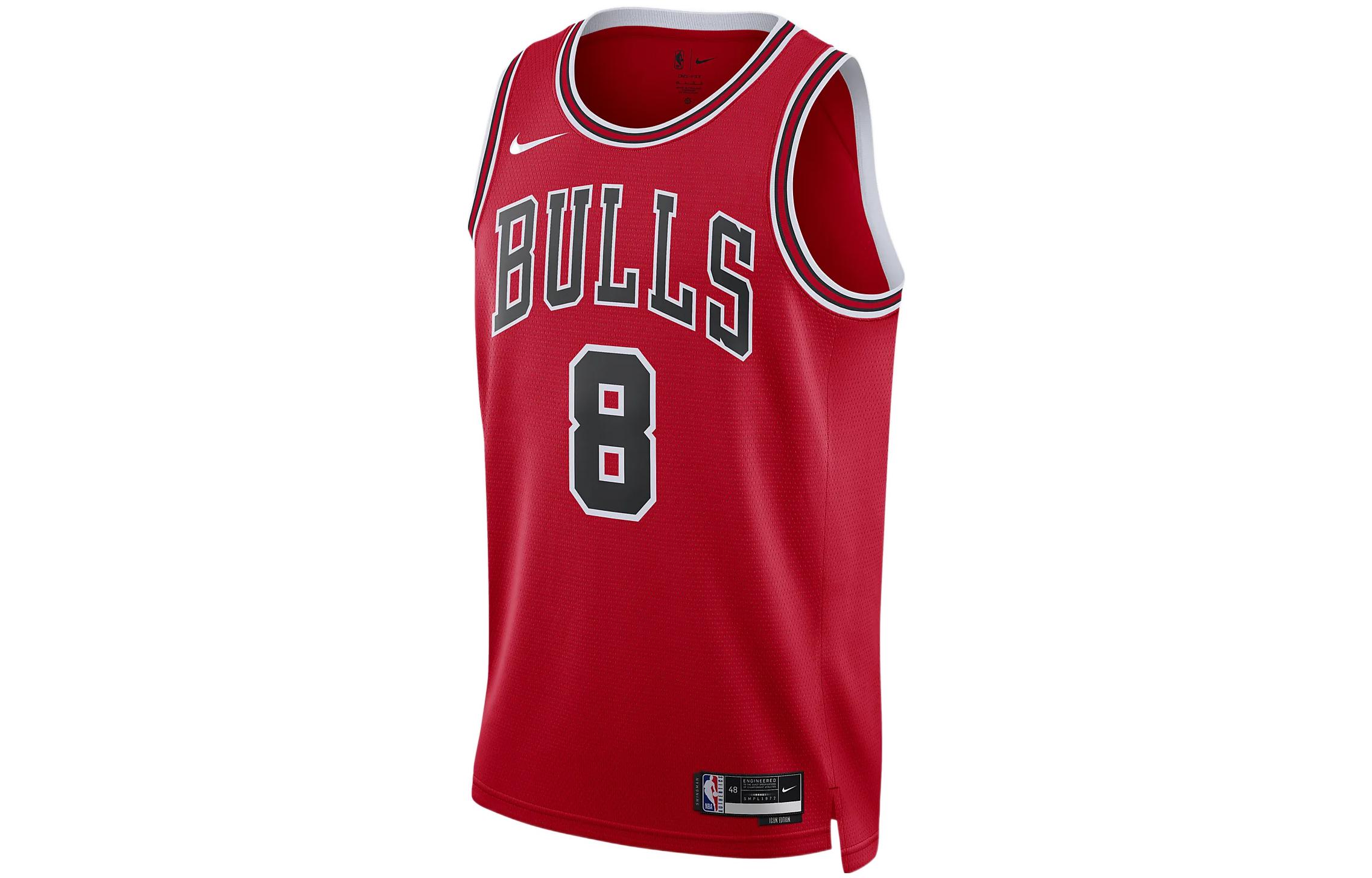 Nike Chicago Bulls Basketball Jersey Men s Red DN2000-657 M