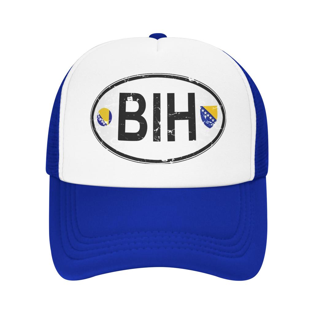 Bosnia and Herzegovina Flag Cap For Unisex Women Cool Baseball Cap Trucker Hat Travel Headewear Adjustable
