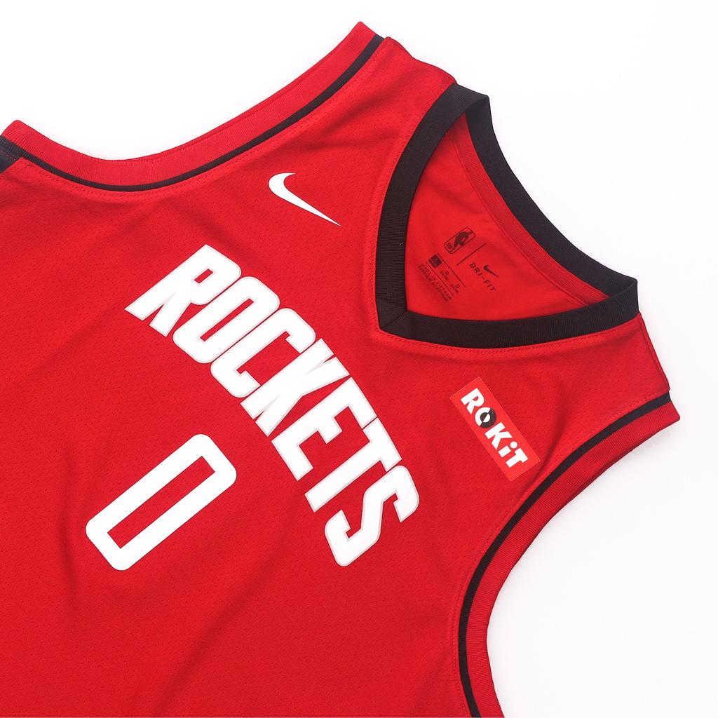 Nike X NBA Russell Westbrook Houston Rockets Sleeveless Breathable Basketball Jersey Unisex jersey Red 9Z2B7BZ2W-ROCKETS