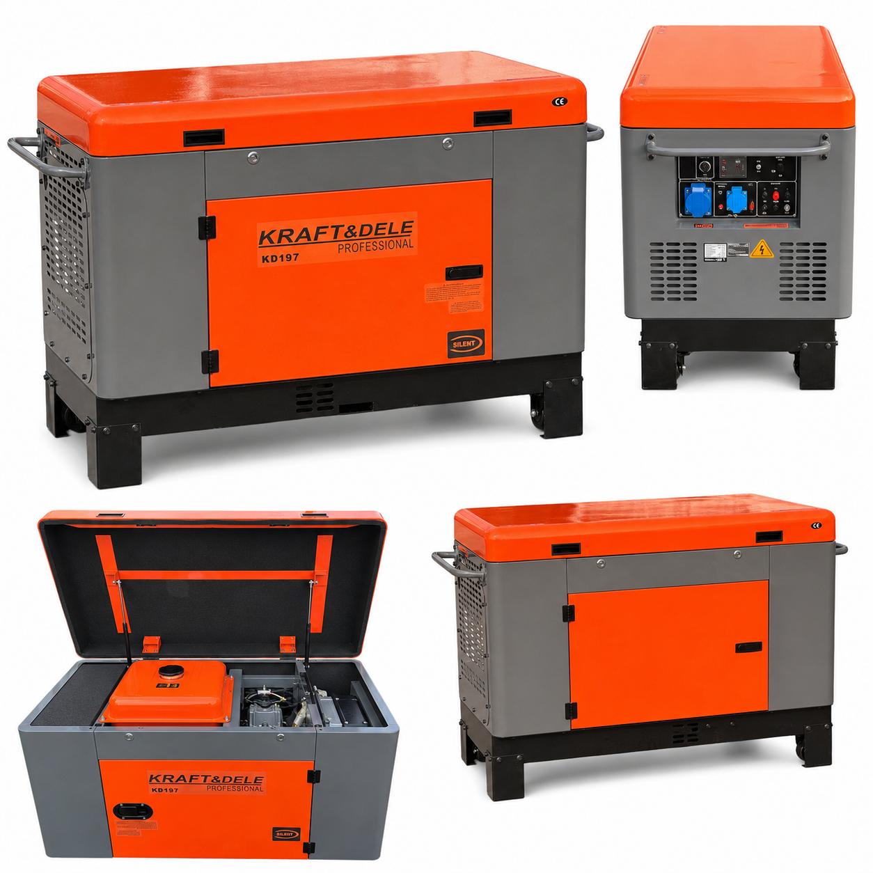 13kW Kluss dīzeļģenerators | Kraft&Dele