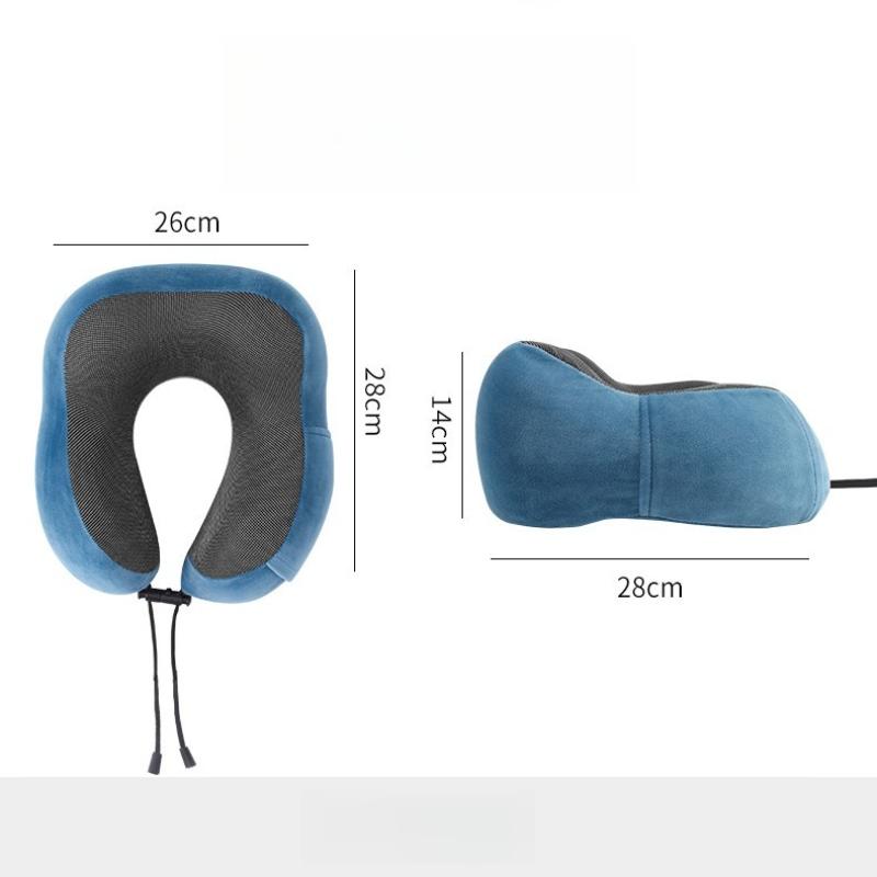 Memory Cotton U-shaped Travel Pillow Ergonomic Compliance Aircraft Office Headrests Relieve Neck Pressure with A Variety of Colors To Choose From