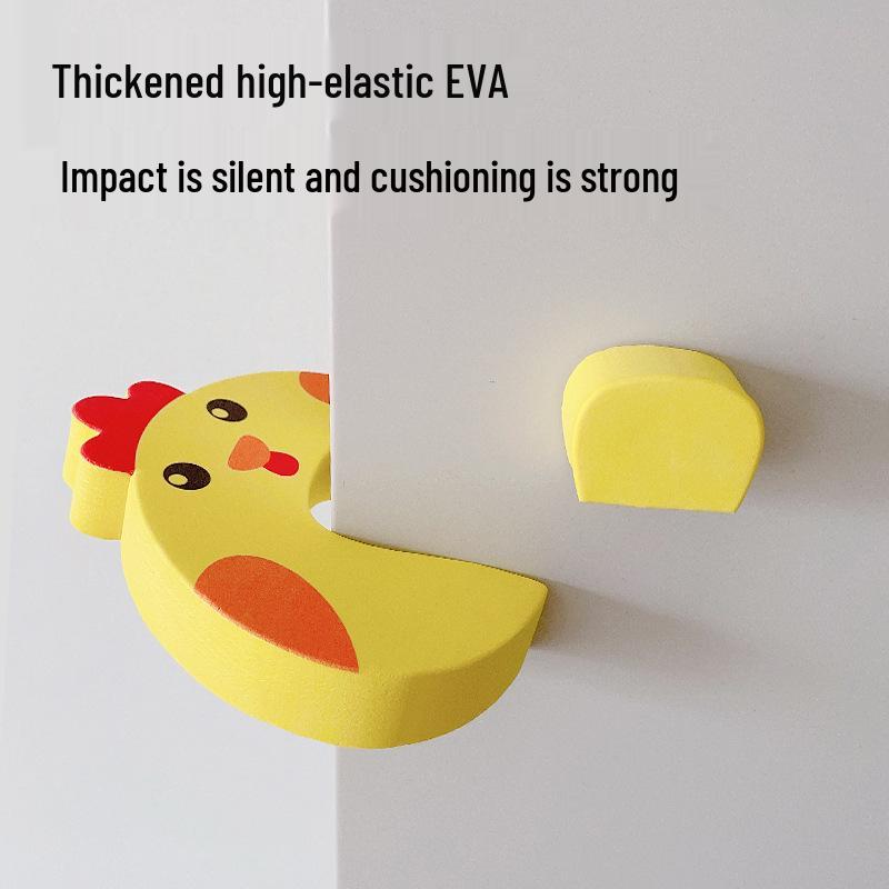 Child Safety Door Gap Fixer: Anti-Pinch Hand Stopper & Anti-Collision Clip
