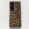 Stoßfeste Schutzhülle aus Leder mit Leopardenmuster für Samsung ZFold7/ZFold6