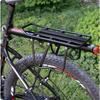 Bike Luggage Rack Adjustable Back Seat Rack Quick Release Mountain Bike Luggage Rack with Reflective Plate Bicycle Accessories