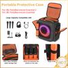 Для JBL Partybox Encore Essential 2 М'який захисний чохол для динаміка Ударостійка двостороння сумка для зберігання динаміка з кишенею для мікрофона