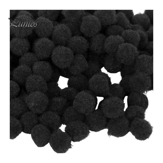 300 Pcs Pom Poms for Crafting 10mm Fluffy Felt Balls Solid Color Fuzzy Pompoms for Dolls Garland DIY Crafts Decorations
