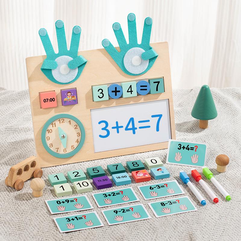 

Mathematics Kids Toys Teaching Aids Finger Numbers Counting Stick Palm Math Children Counting Educational Toddlers Intellige